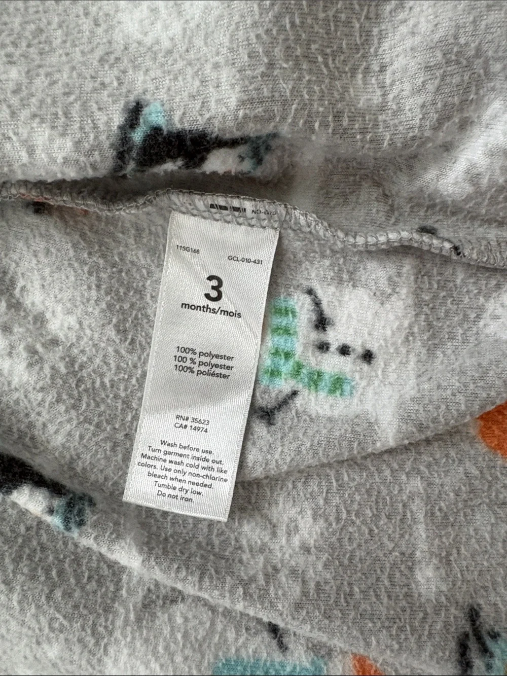 5for25  | Cozy Grey Carter’s Snowman & Penguin Fleece Footie Pajamas